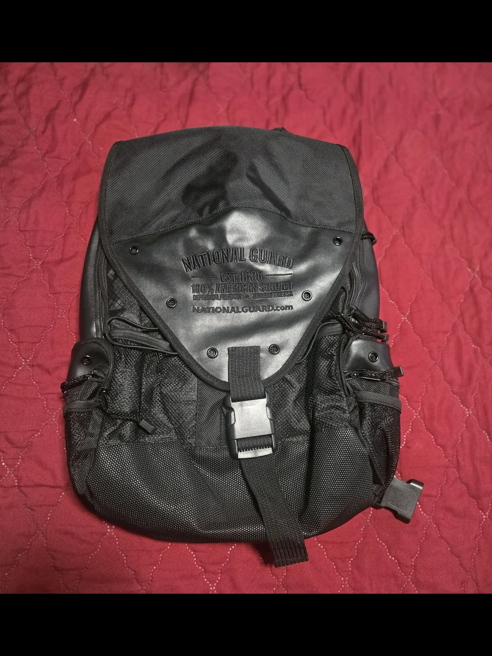 Black Tactical Backpack for Men